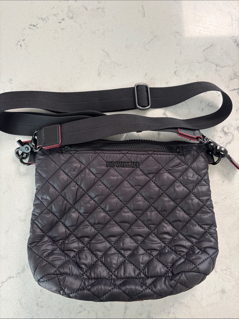 MZ Wallace Black Quilted Crossbody Bag - Picture 13 of 16